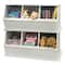 Badger Basket 3 Bin Stackable Storage Cubby